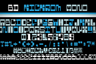 BD Kickrom Mono: Retro-Futuristic Type for Bold Design