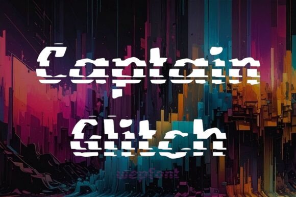 Captain Glitch: The Display Font for Digital Disorder