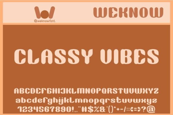 Classy Vibes: A Font for the Modern Aesthetic