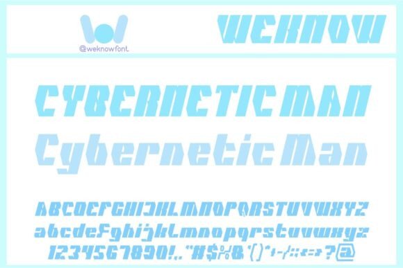 Cybernetic Man: The Typeface for a Digital Frontier