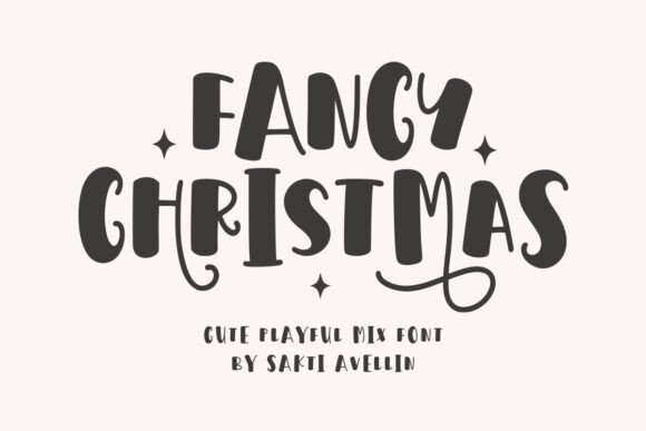 Fancy Christmas: A Display Font with Festive Personality