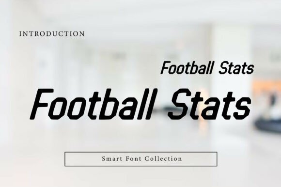 Football Stats: The Display Typeface for Game-Day Impact