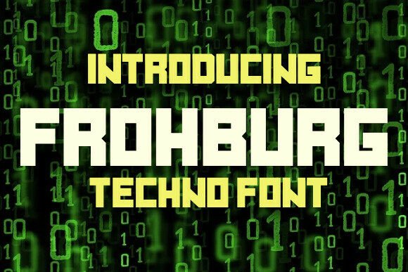 Frohburg: A Bold Techno Font for Digital Dominance