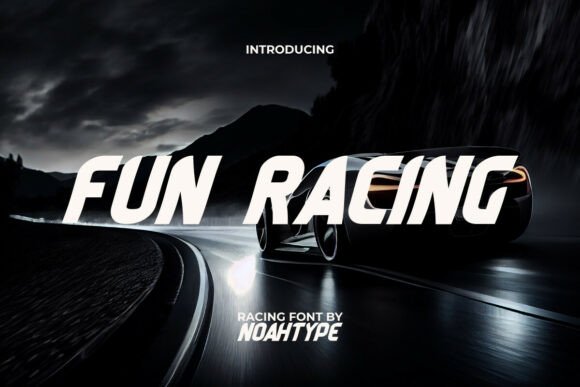 Fun Racing: Capturing Speed in Every Letter