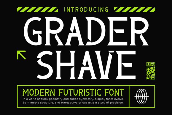 Grader Shave: The Futuristic Serif for Modern Design