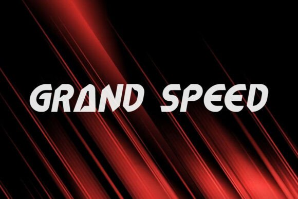 Grand Speed: The Typeface That Brings Velocity to Your Visuals