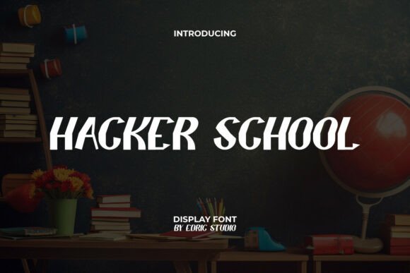 Hacker School: The Display Font for a Digital Age