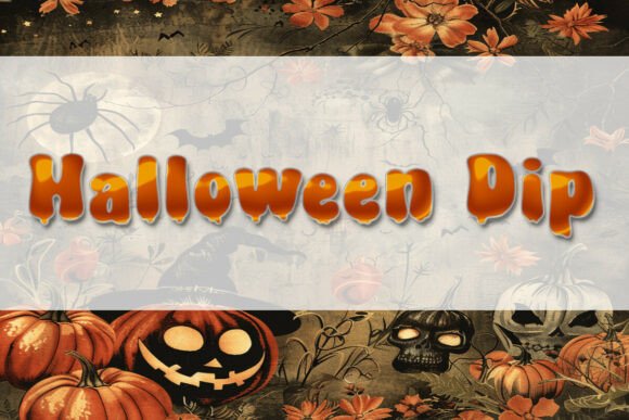 Halloween Dip: A Typeface for Bold, Expressive Design