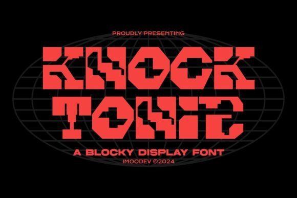 Knock Tonic: The Futuristic Font for Bold Branding