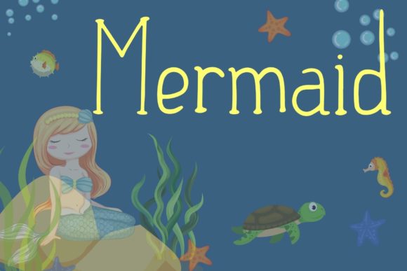 Mermaid Font: A Jolly Display Typeface for Creative Projects
