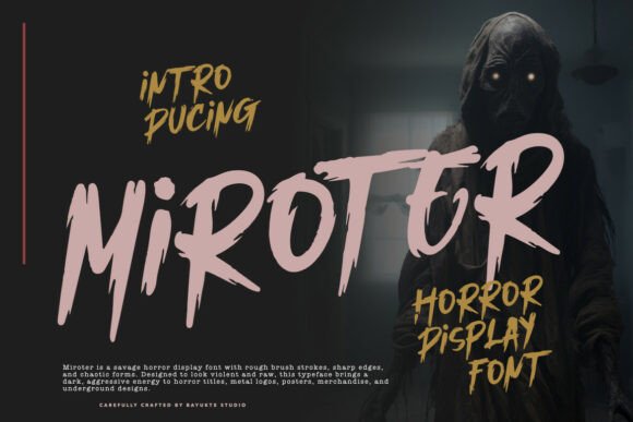 Miroter: The Chaos of Horror Typography