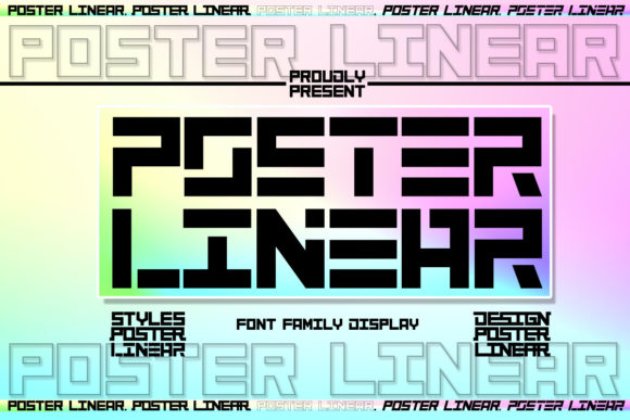 Poster Linear: The Futuristic Sans Serif for Bold Designs