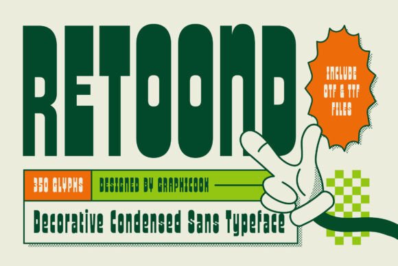 Retoond: A Retro Sans-Serif with Modern Punch