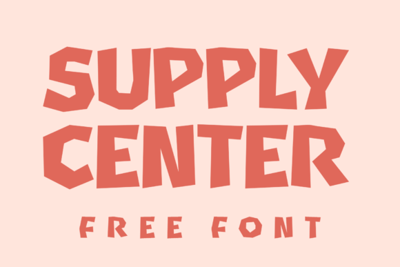 Supply Center: A Typeface That Feels Like a Quest
