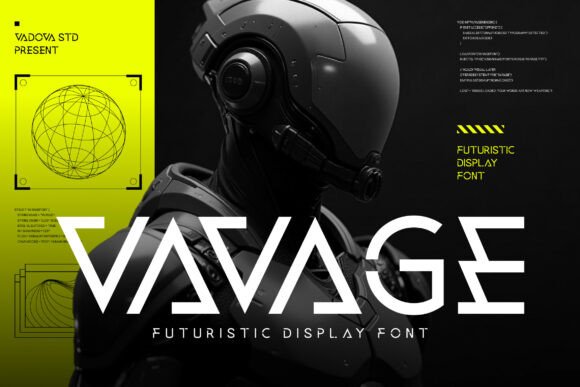 Vavage: The Futuristic Display Font for Digital Rebellion