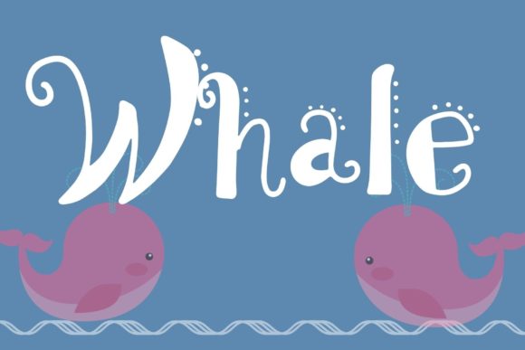 Whale and Rainbow: A Playful Display Font for Bold Branding