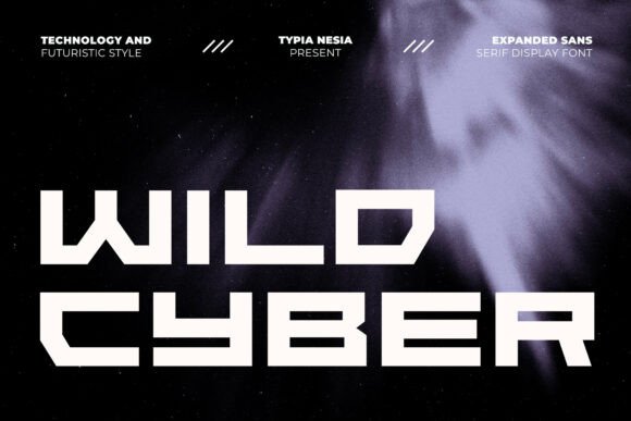 Wild Cyber: A Bold Typeface for the Digital Frontier